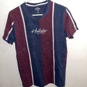 Blue Red Black Hollister Shirt